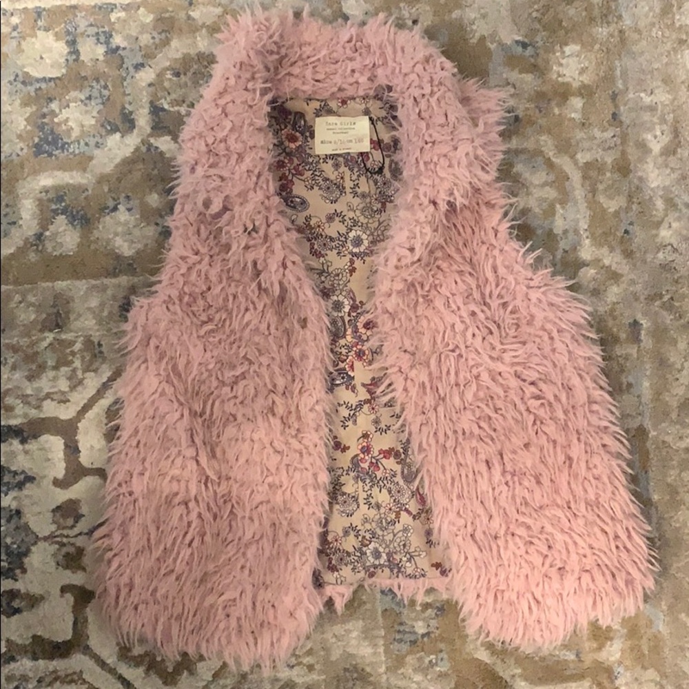 Girls Faux Fur Vest